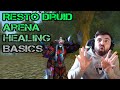 Resto Druid Arena HEALING Basics + Self VOD Review - WoW Shadowlands Rdruid PvP