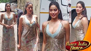 Janhvi Kapoor Looks Absolutely Stunning In Bodycon Outfit At DID Super Moms SET For Good Luck Jerry