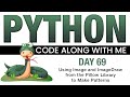 Python Code With Me - Day 69: Using Image and ImageDraw from the Pillow Library to Draw a Pattern