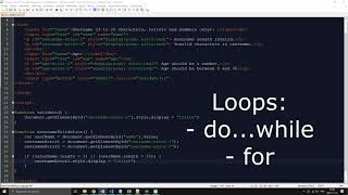 JavaScript and Real-Time Form Validation