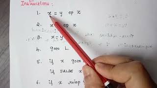 L:25 Three-Address Code (Intermediate Code Generation) | Compiler Design