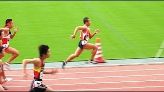 2010ジュニアオリンピック陸上 C男子 100m予選2組 2010 10 22