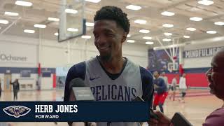 Herb Jones on Injury, Staying Competitive | New Orleans Pelicans