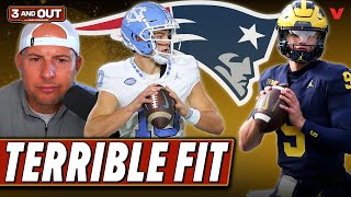 Why Drake Maye & J.J. McCarthy would FAIL with Patriots | NFL Draft Prediction |