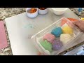 rainbow snow skin taro moon cakes 彩虹冰皮芋頭餡月餅）