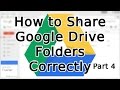 Tutorial: How to Share Google Drive Folders and Share Permissions (2015) Tutorial: How to Share Google Drive Folders and Share Permissions (2015)