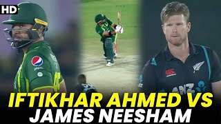 Iftikhar Ahmed vs James Neesham | Pakistan vs New Zealand | 5th T20I 2023 | PCB | M2B2A