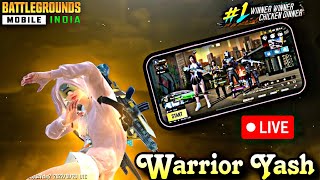 BGMI Tournament POV Live Stream | BGMI RP Giveaway | Paid Custom Live | BGMI Live | Warrior Yash