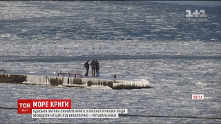 Одеську затоку знову скувало кригою