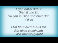 Ludwig Hirsch - Bleib Drin Lyrics