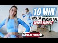 Quick & Effective Standing Abs Home Workout | 10 Min Quick Fit Fun Exercises