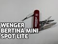 Wenger/Bernina Mini Spot Light 65mm Discontinued Swiss Army Unboxing and Review