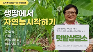 방구석 텃밭상담소  - 객토한 생땅에서 자연농 시작하기