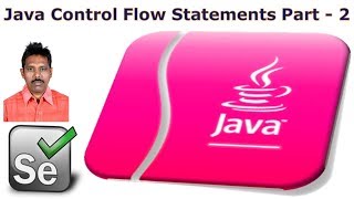 Selenium Tutorial For Beginners 11|Java Control Flow Statements Part-2|G C Reddy|