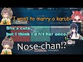 [Vspo/Eng sub]Matsuri laughs at Uruha's comment [uruha/karubi/matsuri/hololive/kyouichirou]