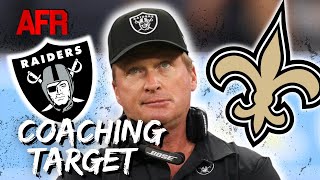 Would Saints Hire Jon Gruden As Offensive Coordinator? | Who Will Kellen Moore Target As Assistants?