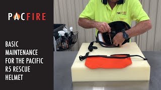 Basic Maintenance: Pacific R5 Rescue Helmet | Pac Fire \u0026 Pacific Helmets