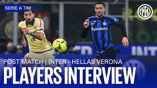 INTER 1-0 HELLAS VERONA | LAUTARO, BASTONI AND GAGLIARDINI INTERVIEWS 🎙️⚫🔵
