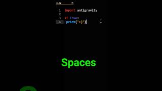 PEP8 Tabs Or Spaces