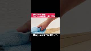 「床と壁のつなぎ目（巾木）」の“ホコリや黒ずみ汚れ”を落とす方法【意外と知らない掃除術】