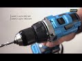 hazet cordless drilling machine set 18 v 2 ah 9230 2