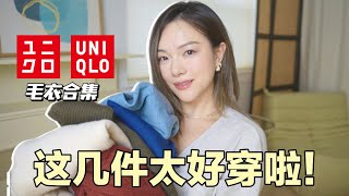 【优衣库毛衣合集🧶】这几件毛衣超级好穿！毛衣的洗护保养｜高级感搭配指南📒「Janeslookbook」