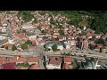 flight over graČanica main street