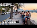 Strolling in Urca at Sunset | Mureta, Beach, and Neighborhood Streets 🇧🇷 Rio de Janeiro, Brazil 【4K】