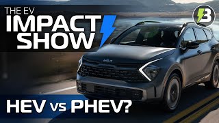 The differences between an HEV and a PHEV