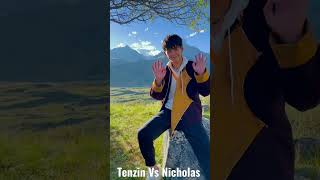 Tenzin vs Nicholas Tse #actor #nicholastse #hongkong #tenzin #tibet #handsome #youtubeshorts