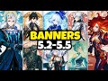 NEW UPDATE! 5.2-5.5 CHARACTER BANNER ROADMAP! CHRONICLED WISH, FURINA & RERUNS - Genshin Impact