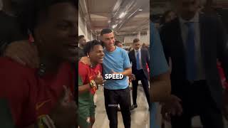 Did Ishowspeed meet Cristiano Ronaldo again?! 🤔