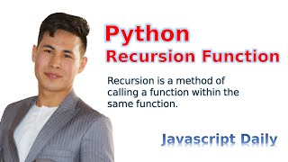 Recursion Function In Python | Program Recursive Examples 1-10 | Recursion Methods In #python