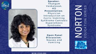 Dr  Thangam Venkatesan   2021 NES  Physician Intro on Cyclic Vomiting Syndrome CVS & Cannabis Hypere
