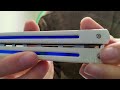 new nabalis balisong sword of light theme upgraded original unboxing first impressions unboxing raw