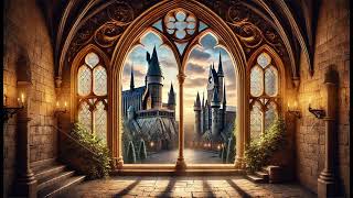 Magical Castle Ambience: Enchanting Courtyard with Romantic Music