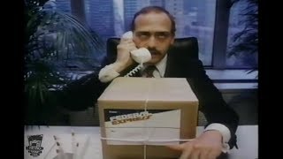 Funny 1980's Federal Express John Moschitta TV Commercial Fast Talker FedEx 1981