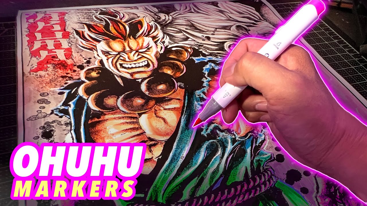 Drawing With Ohuhu Markers Youtube