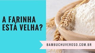 COMO SABER SE A FARINHA ESTÁ VELHA?