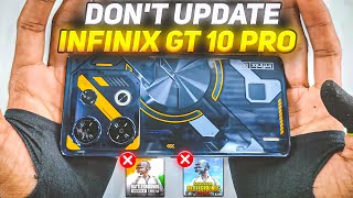 DON'T UPDATE INFINIX GT 10 PRO 😭 NEW PROBLEM IN PUBG & BGMI | INFINIX GT 10 PRO PUBG TEST