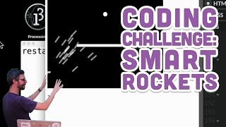 Coding Challenge #29: Smart Rockets in p5.js