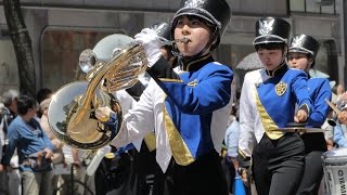 20170505銀座柳まつりゴールデンパレード2017國學院大學体育連合会吹奏楽部【ＨＤ・原画４Ｋ】