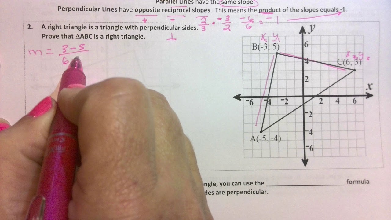 C1 01 2 Proving Geometric Theorems Algebraically Using Coordinates ...