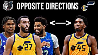 The Utah Jazz and Minnesota Timberwolves Are Going In Opposite Directions