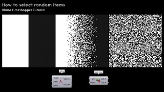 How to select random items in Rhino Grasshopper