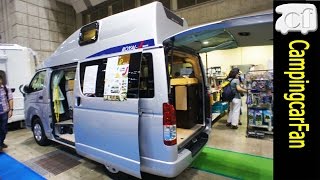 【ロイヤルJ】ハイルーフを架装したハイエース標準ボディバンコン　Japanese campervan camping car