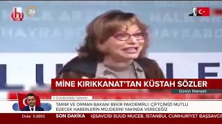 Mine Kırıkkanat halkı tehdit etti:  Şimdi mağdur biziz. Biz de sizi mağdur edeceğiz elbette