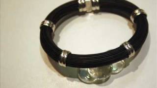 pulsera tubo redondo plata r-1680.wmv