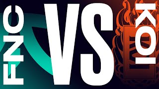 FNC vs. KOI - Week 2 Day 3 | LEC Spring Split | Fnatic vs. KOI (2023)