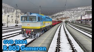 R 803 Gemeran - Hronská Dúbrava → Zvolen os.st. (GVD 2004) | Train Simulator